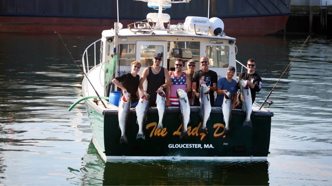 Gloucester MA Fishing Charters Striped Bass Tuna Deep Sea Trips